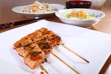 menu spiedini salmone