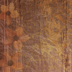 Grunge papers design in scrap-booking style