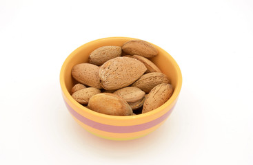 Almonds in a bowl