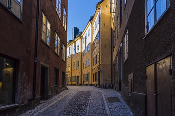 Gamla Stan,The Old Town in Stockholm, Sweden