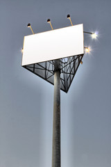 big plain sign as hdr picture