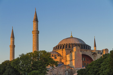 Fototapeta na wymiar Hagia Sophia w Stambule, Turcja