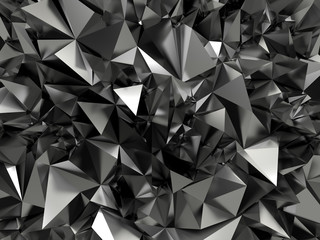 abstract black crystallized background