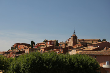 Roussillon, the ochre village