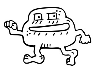 Funny small monster