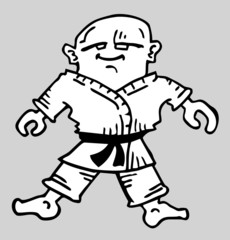 Karate cartoon