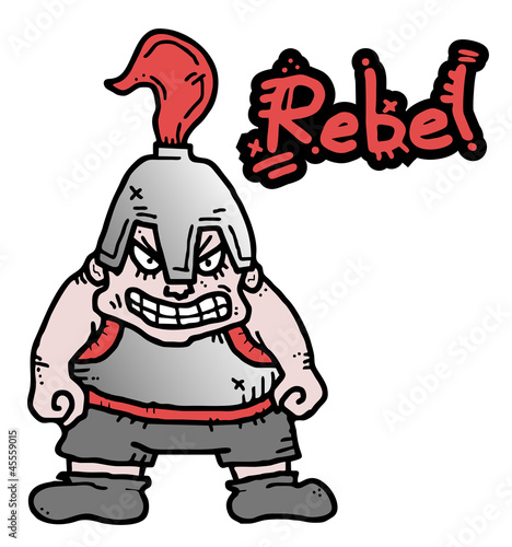 &ldquo;Rebel cartoon&rdquo; Stock image and royalty-free vector files on Fotolia