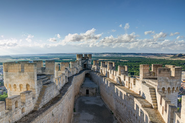 Fototapeta na wymiar Penafiel Castle, Valladolid, Hiszpania
