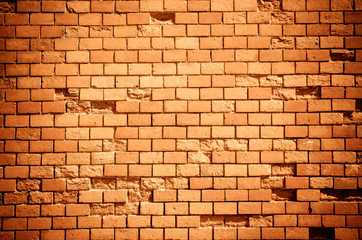 Red brick wall texture
