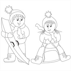children-coloring book