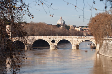 Fototapeta premium ponte sul tevere
