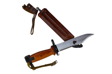 Bayonet knife with scabbard