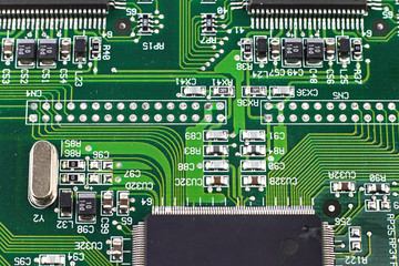 Digital hardware closeup