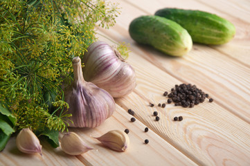 preparing cucumbers for pickling