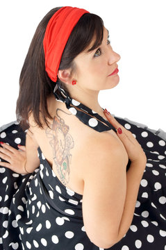 Sixties Girl with tattoo