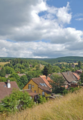 Fototapeta na wymiar der Urlaubsort Altenau im Harz