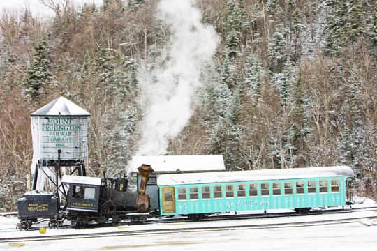 Mount Washington Cog Railway, Bretton Woods, New Hampshire, USA