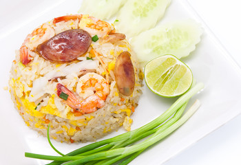 fried rice with shrimp