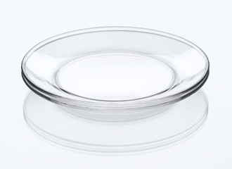 Blank clear dishes waiting for your ideas or photos to putting i