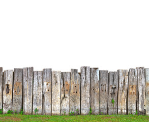 old wooden fence