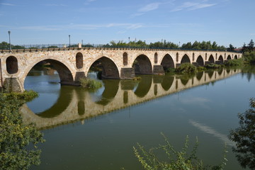 Fototapeta na wymiar Kamienny most w Zamora