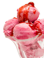 ice cream isolated on white background