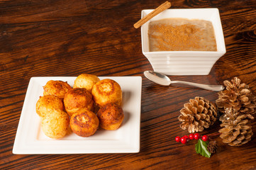 Christmas bunuelos