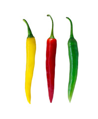 Verschiedene Chilischoten