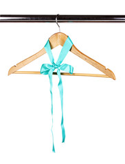 Beautiful turquoise bow hanging