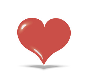 Heart - symbol of love. vector.