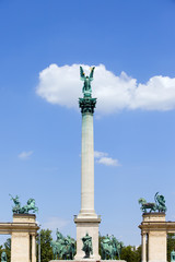 Fototapeta premium Millennium Monument in Budapest