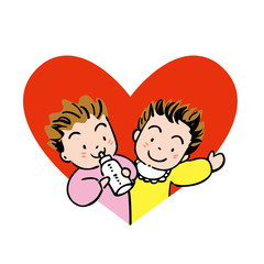 赤ちゃんとハート