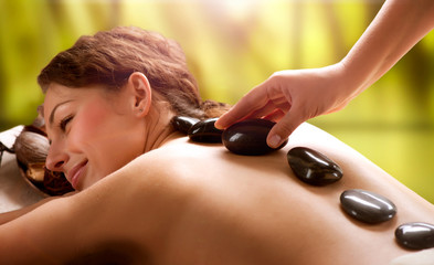 Spa Salon. Stone Massage. Dayspa