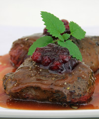 Steak medium gebraten