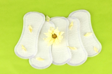 daily panty liners and yellow flower