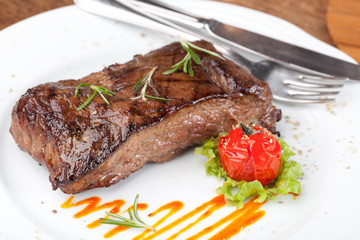 Grilled sirloin steak