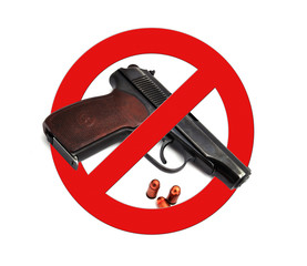 symbol no gun