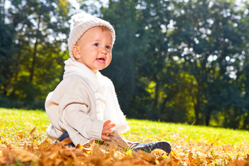 baby im herbst