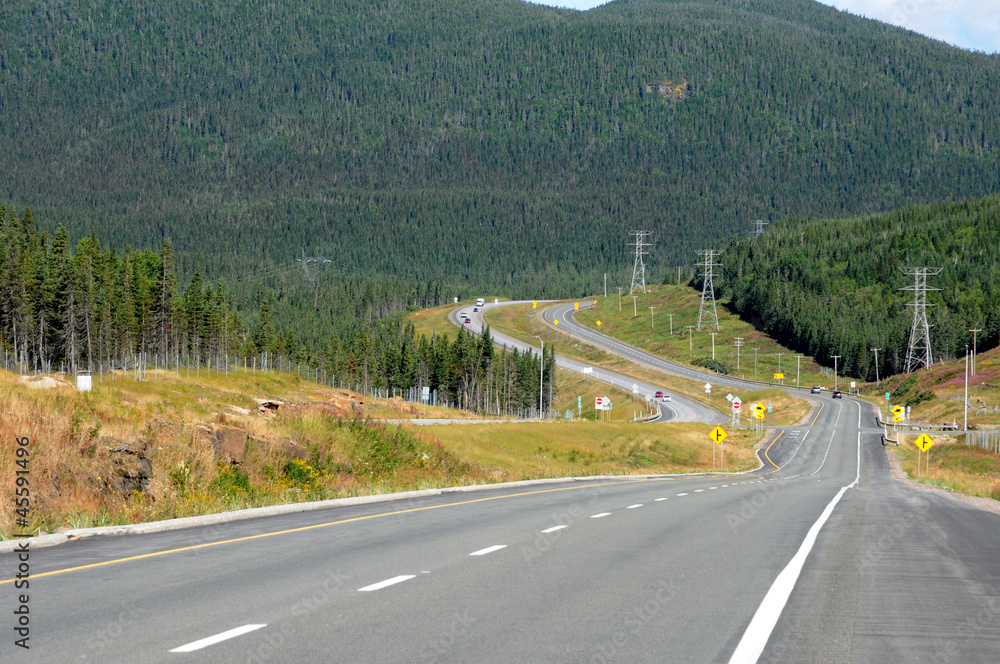 Wall mural canada, the road number 175