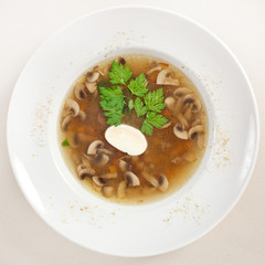 mushroom soup