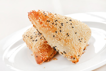 buns with sesame seeds