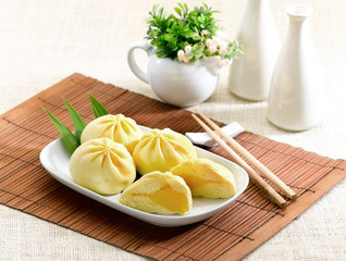Dumpling with cream a great taste of Chinese food style