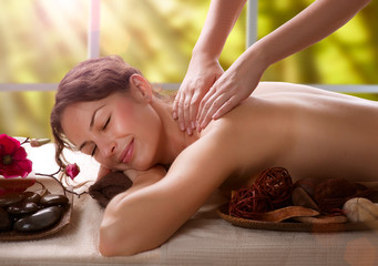 Massage. Spa Salon