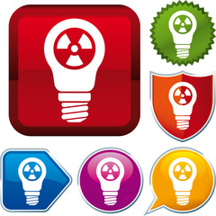 radioactive energy icon