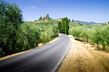 Fototapeta na wymiar Buggiano w Toscane