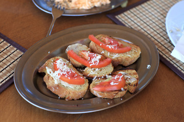 Greek bruschetta