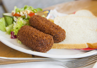 Typical Dutch kroket