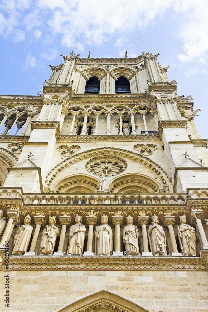 Poster The Notre Dame cathedral, Paris