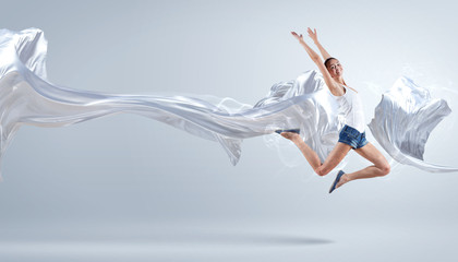 Fototapeta premium Modern style dancer posing