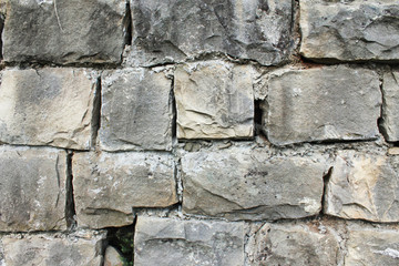 wall of medieval castle knight (Germany)